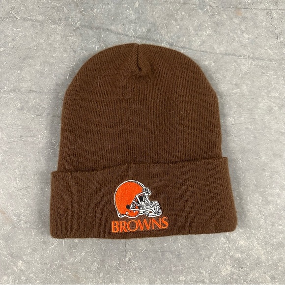 Vintage Other - Vintage 90s Cleveland Browns knit beanie hat toque